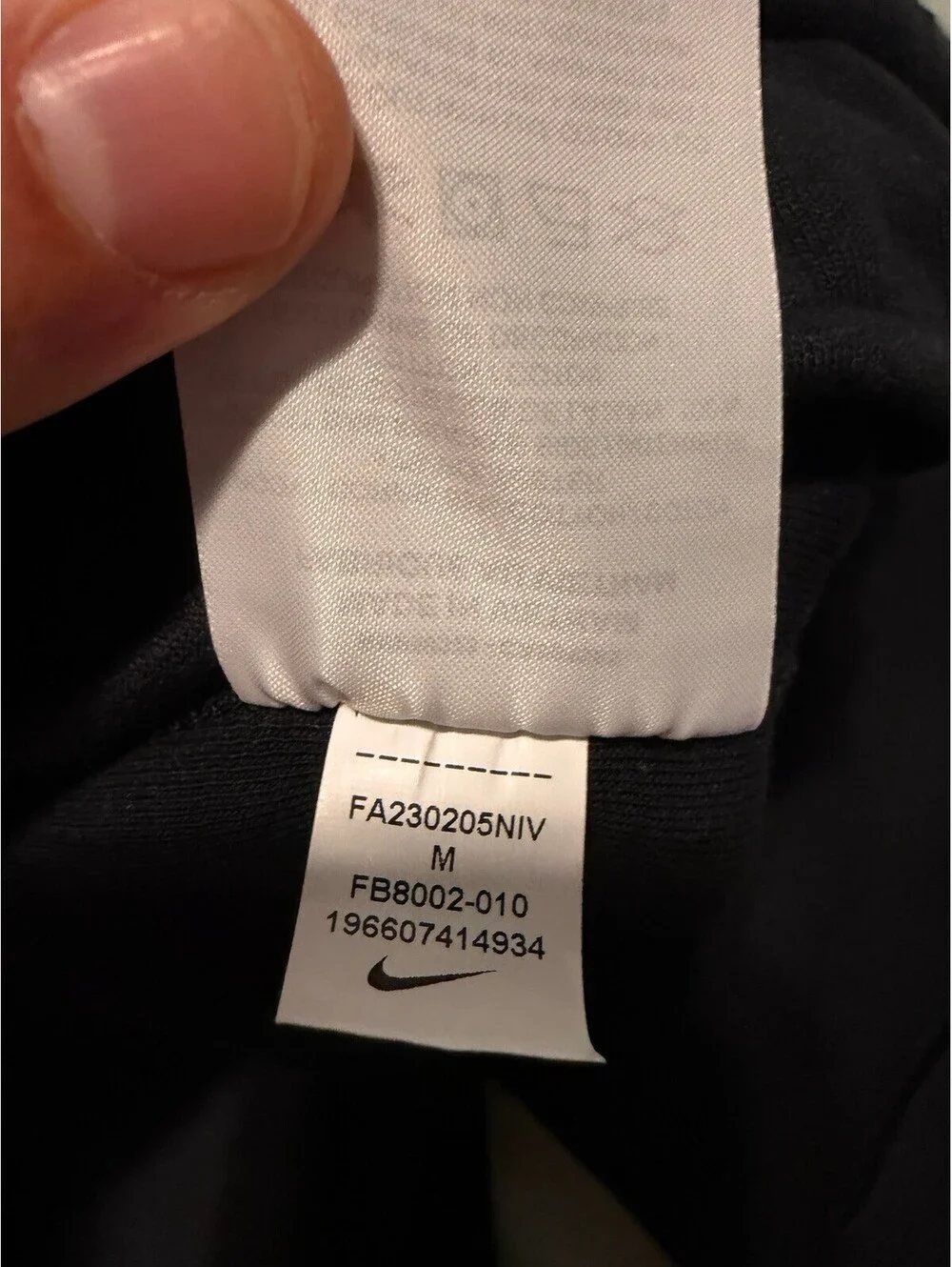 Nike Tech Joggers Mens Small Black Sportswear Fleece Gym Athleisure FB8002-010 M